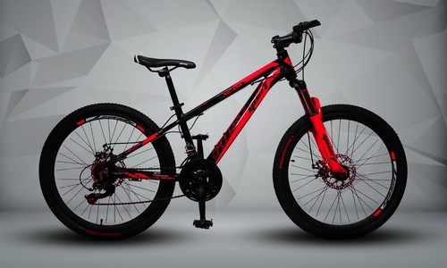 Inch red mountain - 24-inch, bicycle